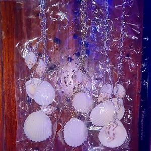 Seashell necklaces